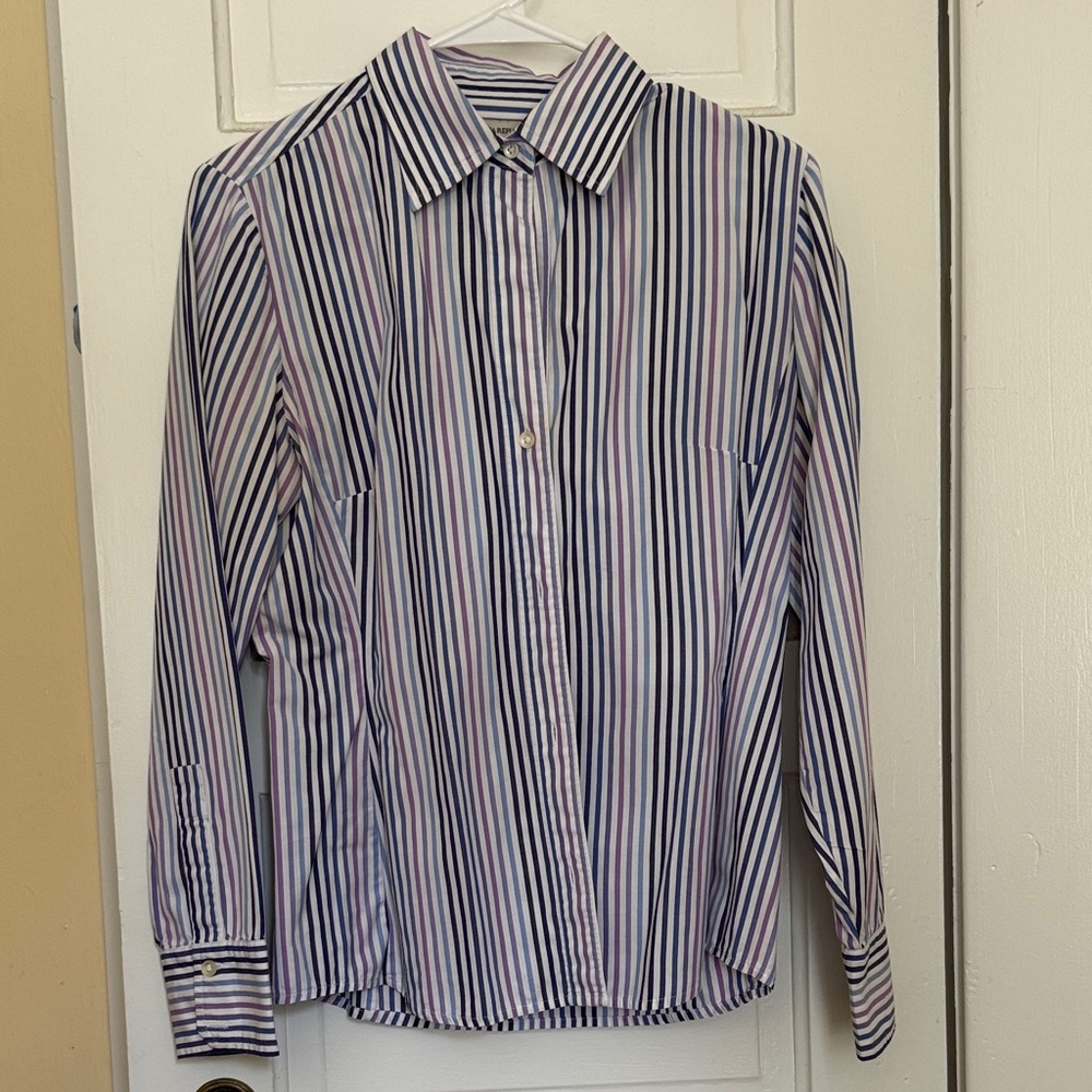 Banana Republic Striped Button Down Shirt